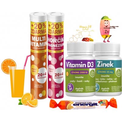Vitamínový balíček se šumivými tabletami – Sleviste.cz