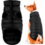 AIRY VEST bunda pro psy oranžová/zelená S 30