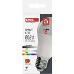 Emos Chytrá LED žárovka GoSmart A60 E27 9 W 60 W 806 lm RGB stmívatelná Zigbee – Hledejceny.cz