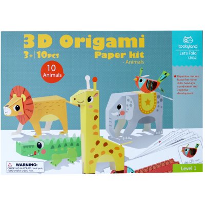 Tookyland 3D papírové modely Zvířata Level 1 – Zboží Dáma