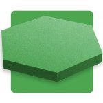 Akustický panel šestiúhelník zelený kiwi 50x50 cm tloušťka 5cm hexagon – Hledejceny.cz
