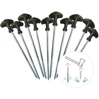 Zfish Kolíky Bivvy Peg Set 20cm 10ks – Sleviste.cz
