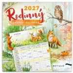 NOTIQUE Rodinný plánovací Animalium 30 × 30 cm 2027 – Hledejceny.cz