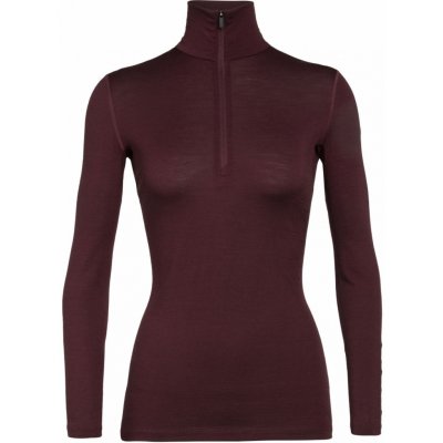 Icebreaker IB 200 Oasis LS Half Zip| červená – Zboží Mobilmania