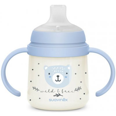Suavinex První láhev s oušky Wild & Free 150 ml Modrá – Hledejceny.cz