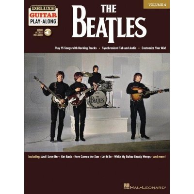 The Beatles Deluxe Guitar Play-Along 4 noty tabulatury na kytaru + audio & software