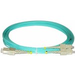 XtendLan FOP-LCSC-D-10-50-OM3 FO patch LC-SC, 50/125 duplex,OM3, LS0H, 10m – Zboží Živě