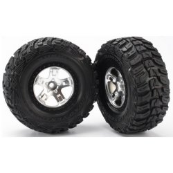 Traxxas kolo 2.2/3.0" disk SCT saténový-černý pneu Kumho 2 2WD přední