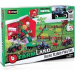 Bburago Farmland Koňské stáje s traktorem – Hledejceny.cz