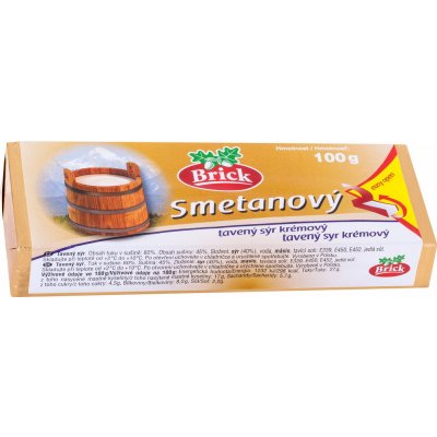 Brick Tavený sýr Smetanový 100g – Sleviste.cz