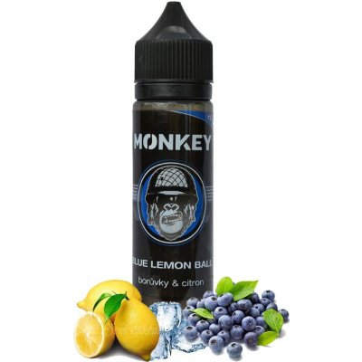 Monkey Shake & Vape BLUE LEMON BALL 12ml – Hledejceny.cz