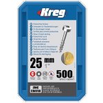 Kreg Zinc Pan-Head Šrouby pro skryté spoje 25 mm hrubý závit 500 ks – Hledejceny.cz