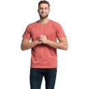 Pánské tričko CityZen bavlněné pánské triko proti pocení kulatý výstřih cihlové