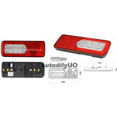 VIGNAL Zadní LED světlo P LC12T 24V 161290 – Hledejceny.cz