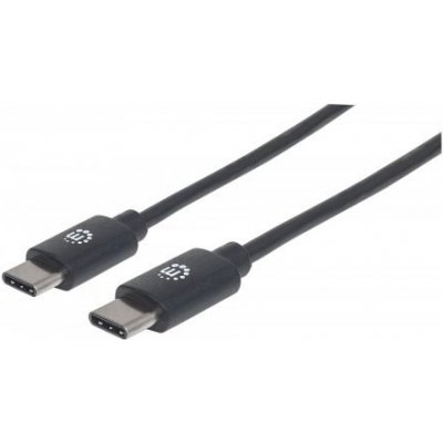 Manhattan 354882 USB-C samec USB-C samec, 3m, černý – Zbozi.Blesk.cz