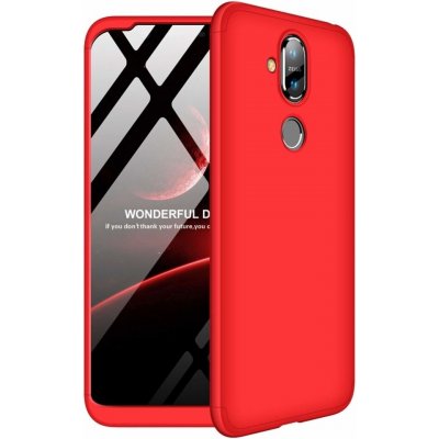 Apolis 360 Protection pouzdro na přední i zadní část telefonu Nokia 8.1 / Nokia X7 červené 7426825362803 – Zboží Živě