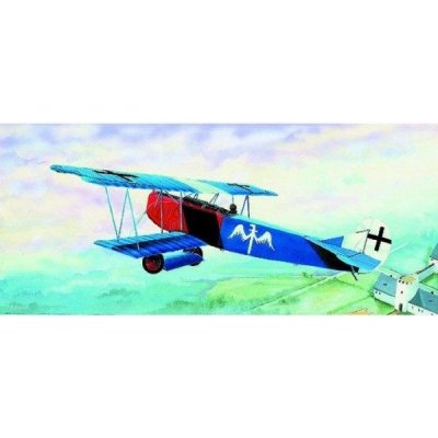 Směr Model Fokker D-VII 15 2x19 3cm v krabici 31x13 5x3 5cm 1:48 – Zboží Mobilmania