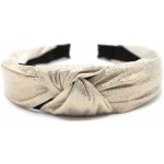 Třpytivá čelenka s uzlem stříbrná – Zboží Dáma