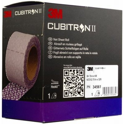 3M brusný arch 70mmx10m CUBITRON II Net v roli na síť.podložce P080+ (34561) – Hledejceny.cz