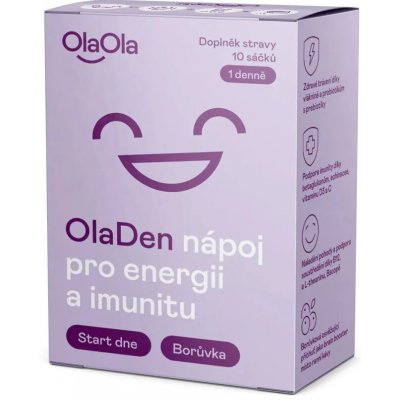 OlaOla Nápoj pro energii a imunitu Blueberry 30 ks – Hledejceny.cz