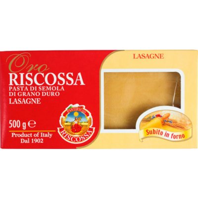 Riscossa Lasagne di semola 0,5 kg – Zboží Dáma