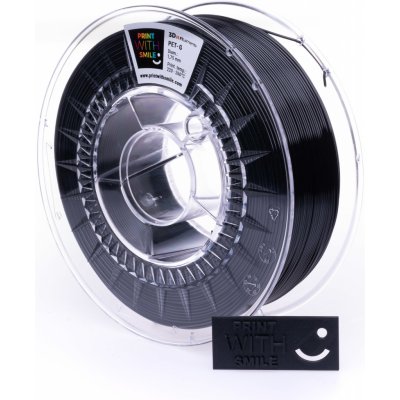 Print With Smile PET-G Satine Black 1kg – Zboží Živě