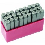 BGS technic Razící matrice písmen, raznice- sada 27ks 10 mm – Zboží Živě