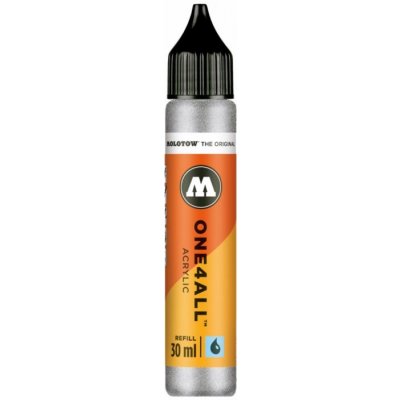 Molotow One4All akrylový inkoust 30 ml metallic silver – Sleviste.cz