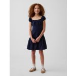 GAP dětské popelínové puntíkované šaty tmavě modrá – Zbozi.Blesk.cz