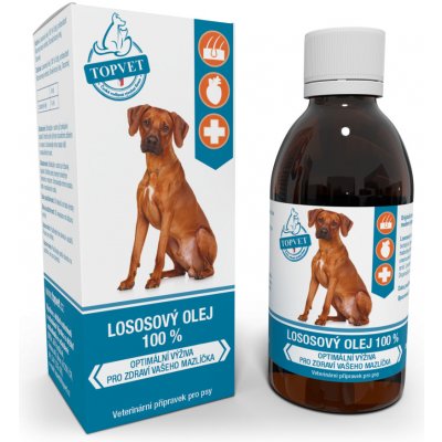 Topvet Lososový olej 100% 200 ml – Hledejceny.cz