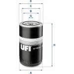 Olejový filtr UFI 23.156.00