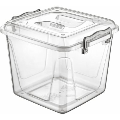 HOBBYLIFE Box s víkem Multi nízký 8,5 l, transparentní
