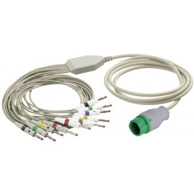 OEM EKG kabel (MR) 10 svodů patentky – Sleviste.cz
