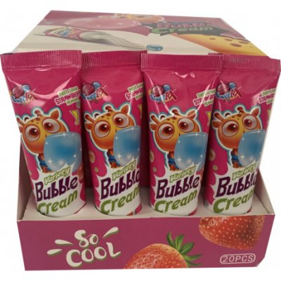 Sweetex Žvýkačka v tubě jahodová 20x22g – Zboží Dáma