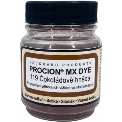 Jacquard Procion MX 19 g čokoládová hnědá – Sleviste.cz