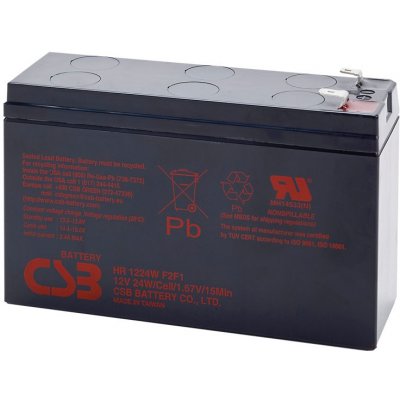 CSB HR1224W F2F1 12V 6,4Ah