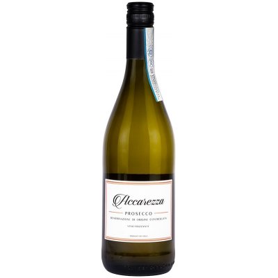 Accarezza D.O.C. Prosecco Frizzante 10,5% 0,75 l (holá láhev) – Zboží Dáma