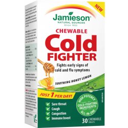 Jamieson Cold Fighter, Podpora imunity, 30 žvýkacích tablet