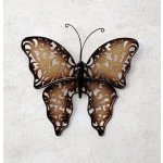 Prodex Motýl kov hnědobéžový menší 26 × 24 cm – Hledejceny.cz