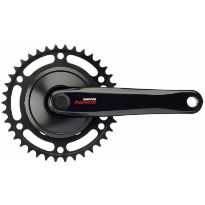 Shimano kliky NEXUS FC-C6000 - 170/38z, černé bez krytu – Zboží Mobilmania