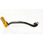 ACCEL řadící páčka (řadička) SUZUKI RM 250 89-08 hliníková, barva černá, koncovka zlatá (2 – Hledejceny.cz