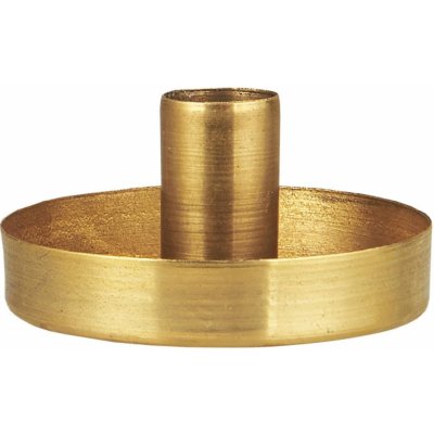 IB LAURSEN Svícen na svíčku 1,3 cm Gloria, zlatá barva, kov – Sleviste.cz