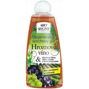 BC Bione Cosmetics Bio Hroznové víno regenerační sprchový gel 260 ml