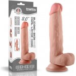 LoveToy Sliding Skin Dual Layer Cock 8" 20 cm – Zbozi.Blesk.cz