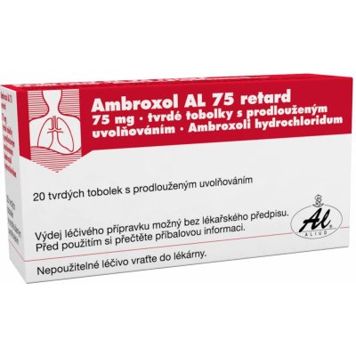 Ambroxol AL 75 Retard por.tbl.nob. 20 x 75 mg