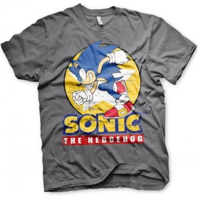 Fantasyobchod tričko Sonic The Hedgehog šedé – Hledejceny.cz