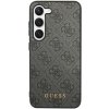 Pouzdro a kryt na mobilní telefon dalších značek Guess pro S24+ S926 hardcase 4G Metal Gold Logo černé