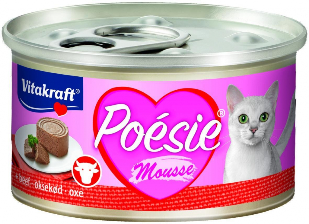 Vitakraft Cat Poésie paté paštika hovězí 85 g