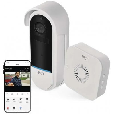 EMOS GoSmart Domovní bezdrátový bateriový videozvonek IP-15S s WiFi, H4032 – Zboží Mobilmania