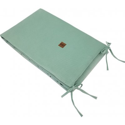 EKO Chránič do postýlky VELVET Dogs Mint – Zboží Dáma